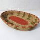 Ancien vide poche corbeille en fibres naturelles