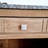 Art deco style oak bedside table from the 1920s
