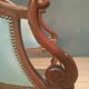 Paire de fauteuil gondoles col de cygne