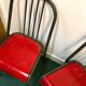 Paire chaises industrielles vintage