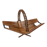 Vintage wooden fruit bowl from the 1960s – Mid-Century design