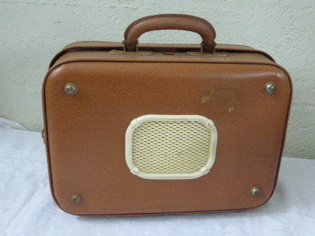 Portable record player Teppaz Presence vintage 1955
