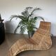 Vintage IKEA karlskrona rattan lounge chair by Karl Malmvall