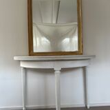 Round / half moon table and mirror
