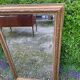 Old plastered and gilded wooden mirror 138x84