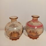 Set of vintage decanters