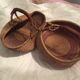 Lot of two former African baskets