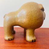 Vintage Lisa Larson pour Gustavsberg Midi Bulldog Ceramic Sculpture. Céramique Bulldog vintage.