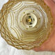 Amber moulded glass lamp