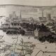 Old map of the department of Aube – Troyes – around 1850