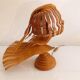 Lampe anthropomorphe en bois 1980