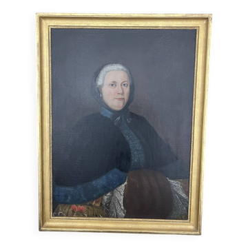 Presumed portrait of the Marquise de Saint-Germain – French School, 18th century