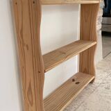 Shelf 3 vintage raw wood shelves
