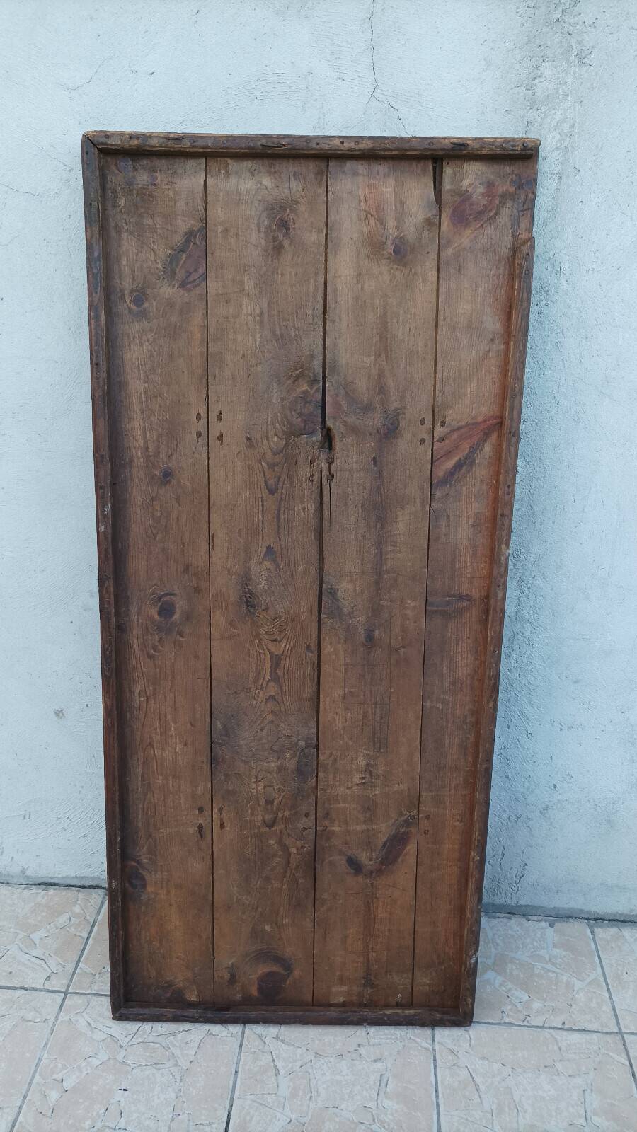 19th-century pine dough mixer