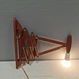 Wall lamp in teak, Denmark 1970-80s.