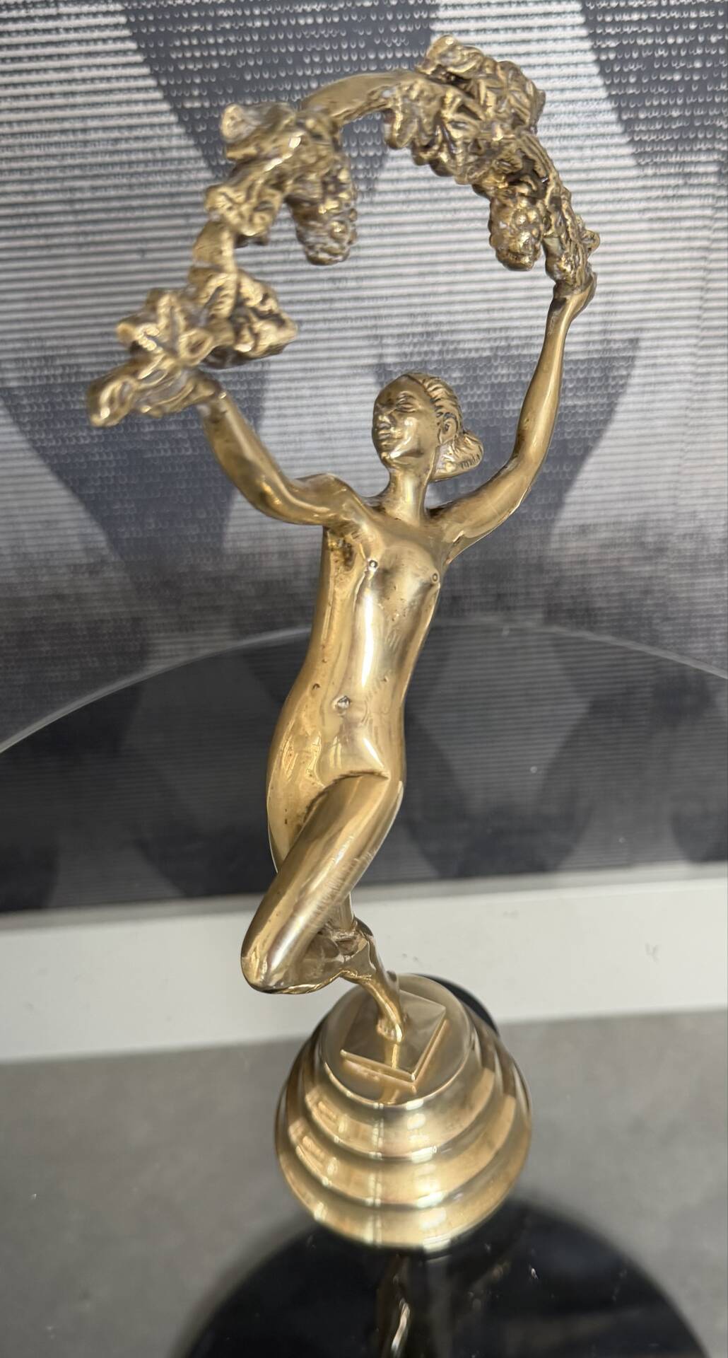 Ballerina Style Art Deco in Brass / Bronze 29cm (1920s)