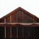 17th‑Century French Art Populaire Chestnut Cabinet with Gabled Top