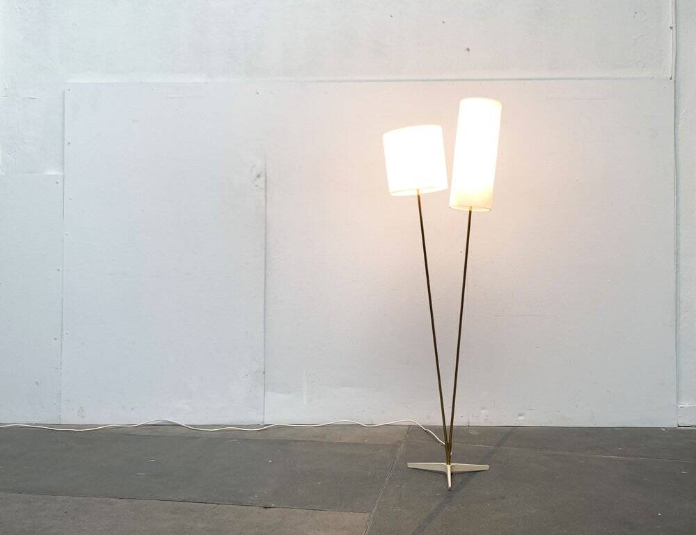 Mid-Century Minimalist Tripod Floor Lamp, 1960s