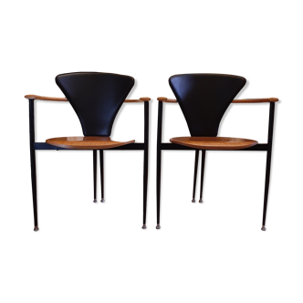 Pair of armchairs years 80