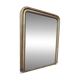 Miroir époque Louis Philippe à la feuille d'or.