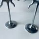 Pair of sun candle holders