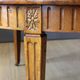 Louis XVI belt table with extensions in walnut, 19th century.