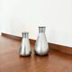 Duo vintage de vases chrome 1970