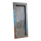 Miroir fenêtre grillagée en teck birman
