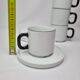 Ensemble de quatre tasses à café en porcelaine Friesland Germany de style Art Déco