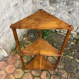 Étagère d’angle en bois massif