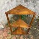 Solid wood corner shelf