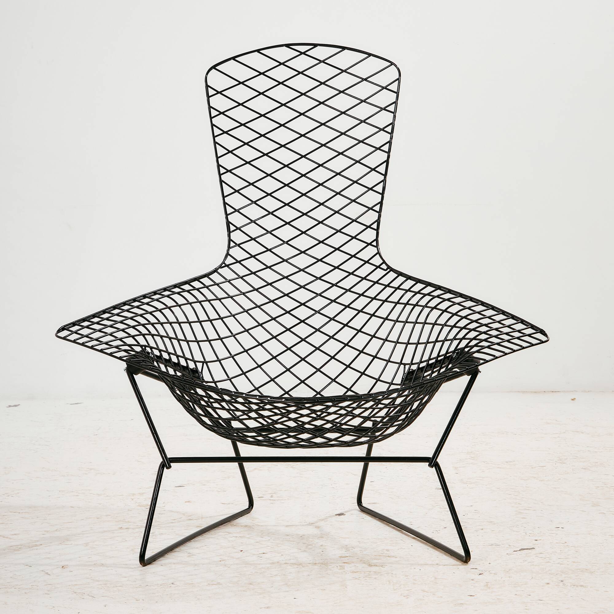 Bird chair and ottoman by Harry Bertoia for Knoll, Set of 2