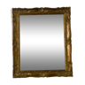 Miroir doré rectangulaire de style