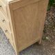 Chest of drawers 4 drawers oak feet compass vintage raw wood