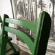 Set of 5 wooden folding chairs