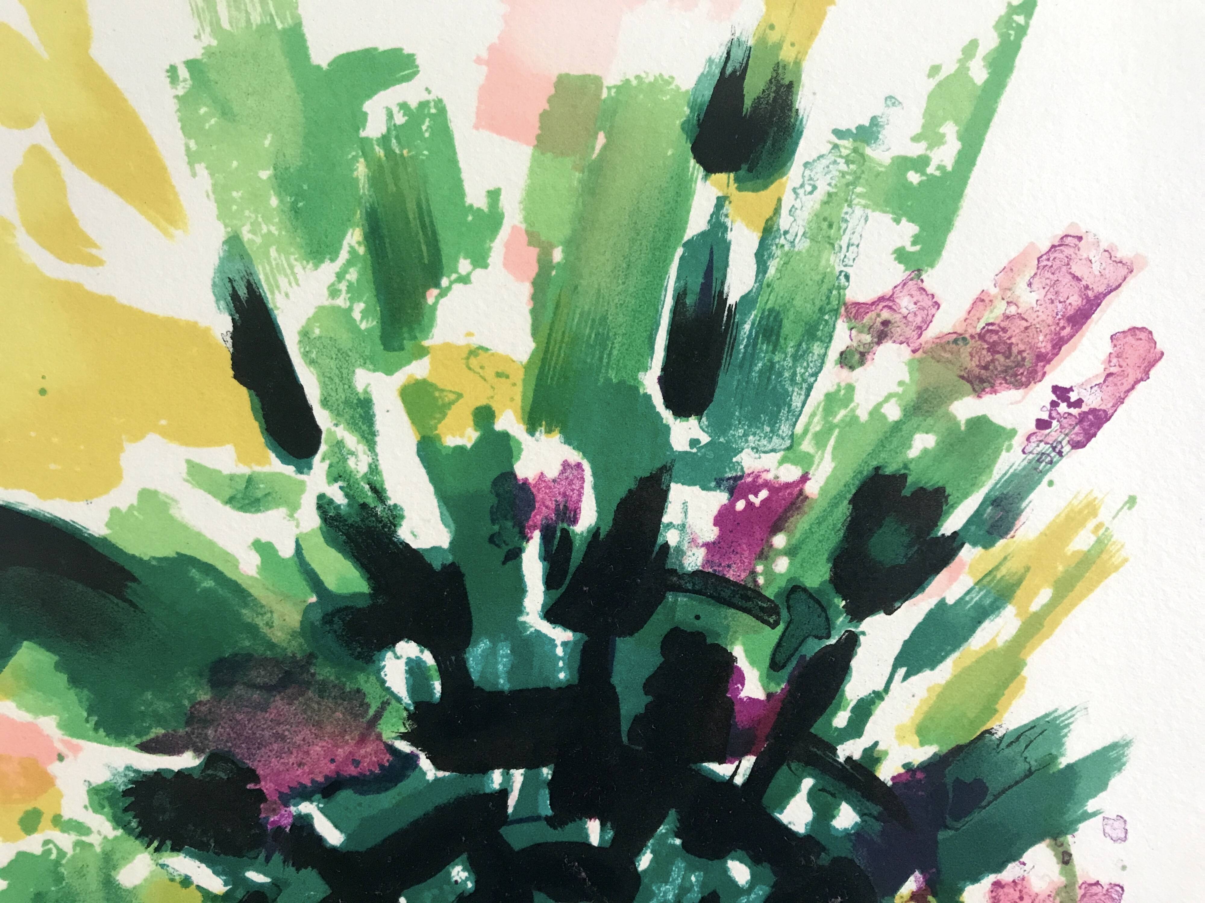 Alfred MANESSIER, The Labyrinth I, 1978. Original lithograph