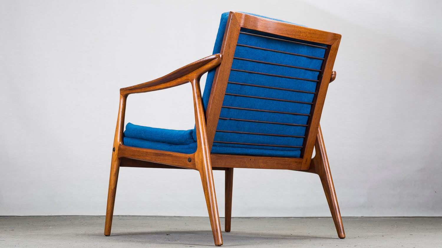 Danish teak framed lounge chair, 1960s