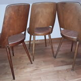 Set of three chairs Baumann Mondor