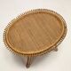 Vintage bamboo coffee table, Italy, 1950s-1960s.