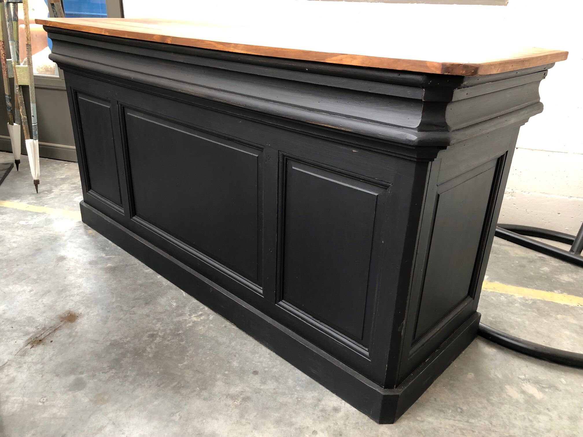 Old patinated counter