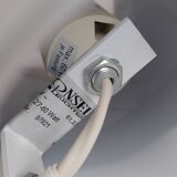 Lampe de table allemande en verre par Honsel Leuchten