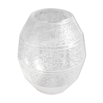 Vase art déco cristal signé Baccarat