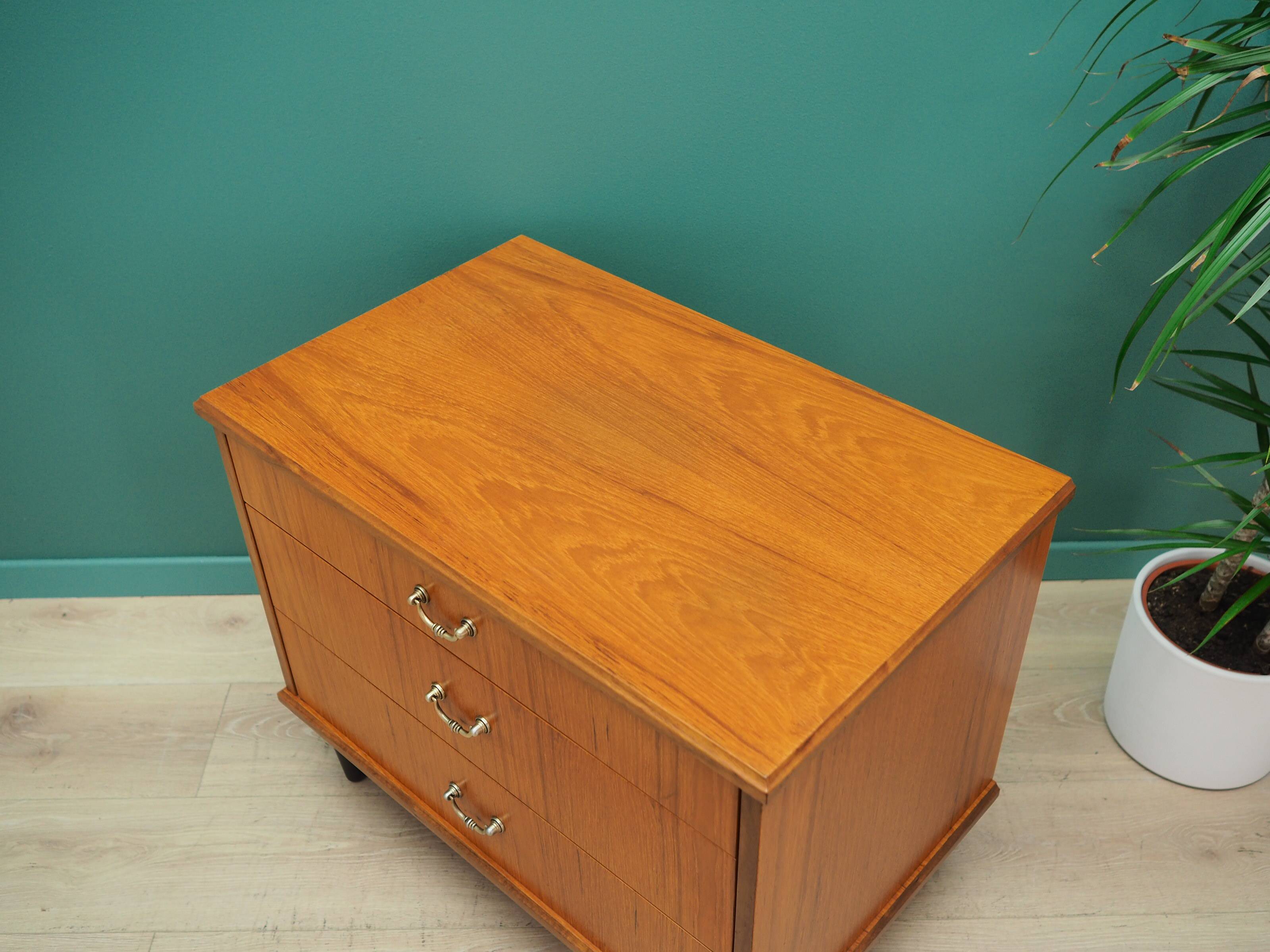 Teak chest of drawers, Danish design, 1960s, production: Denmark