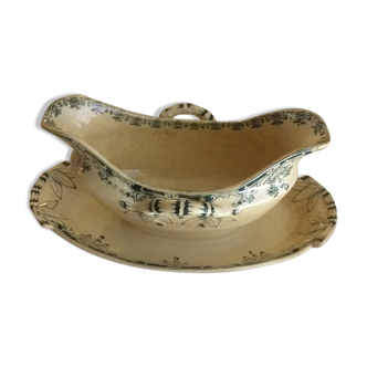 Sarreguemines sauce boat