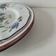 Trio of plates with rooster - Eastern earthenware