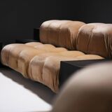 Vintage Camaleonda set & 3 Gli Scacchi tables by Mario Bellini for C & B Italia