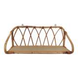 Vintage rattan shelf