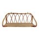 Vintage rattan shelf