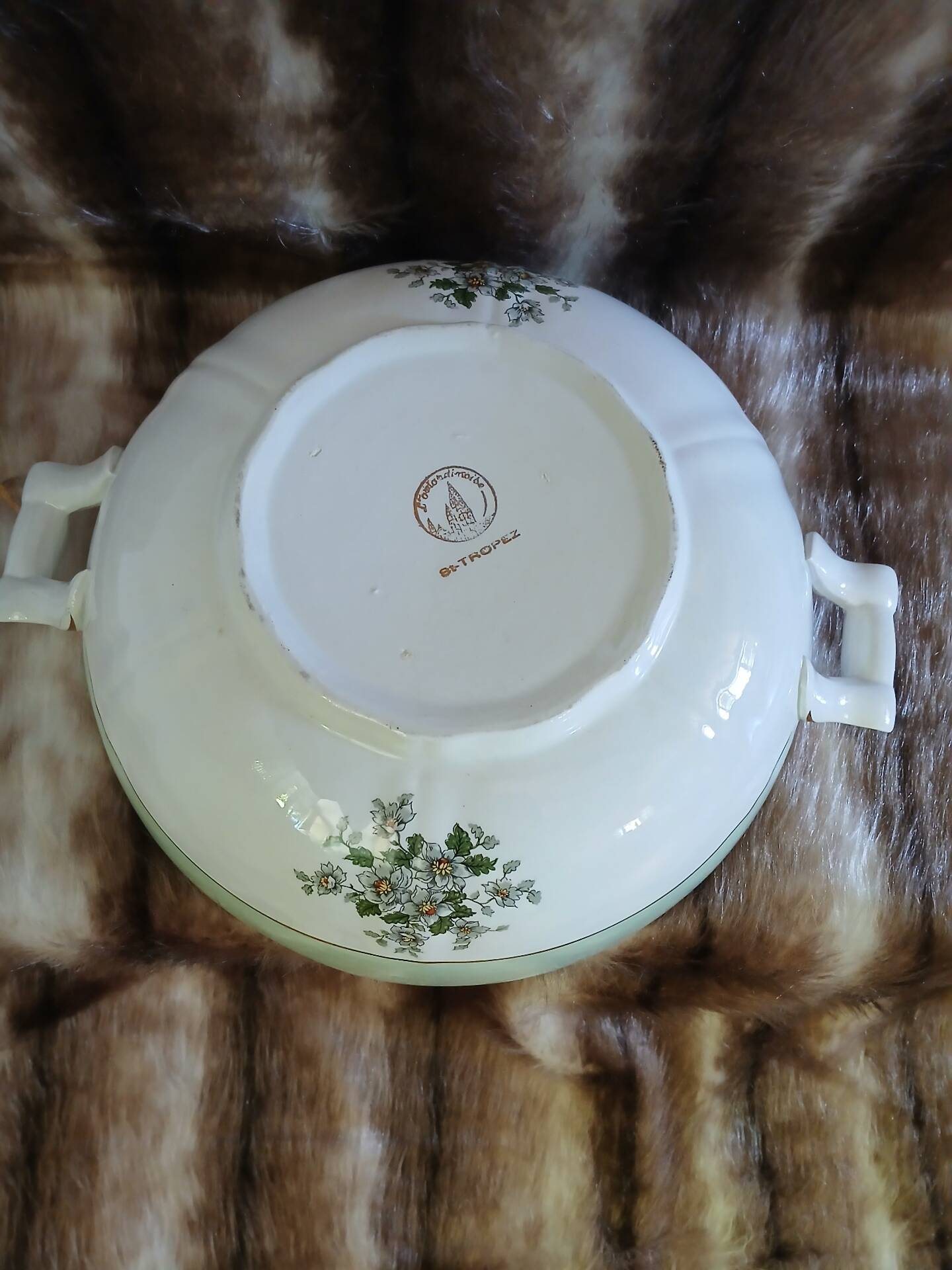 Vintage salad bowl Saint Tropez