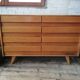 Commode, Tchèque vintage, Jiroutek, U453, 1960 style art déco